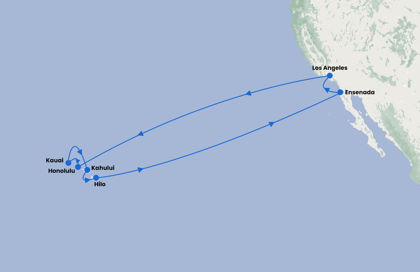 Los Angeles & Hawaiian Islands with Emerald Princess